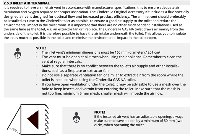 Freedom Intake Specs