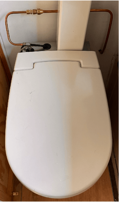 Travel Toilet Gas line